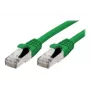 EXERTIS CONNECT Cat 6A S/FTP komutācijas kabelis, 3,0 m, zaļš, slaids snagless aizsarguzgalis 858439