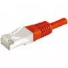 EXERTIS CONNECT CAT.6a F/UTP tīkla kabelis, sarkans, 20 m, 10 Gbps, RJ45, ar slaidu noturības atslogotāju 859541