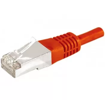 EXERTIS CONNECT CAT.6a F/UTP tīkla kabelis, sarkans, 20 m, 10 Gbps, RJ45, ar slaidu noturības atslogotāju 859541