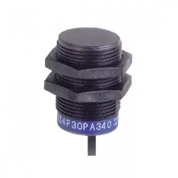 TMSS GERMANY Induktīvais tuvuma sensors XS4P30PA340, M30, PNP NO, 10mm noteikšanas distance, 12-24VDC, 2m kabelis