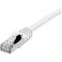 EXERTIS CONNECT Cat 6A S/FTP komutācijas kabelis, 0,15 m, balts 858497