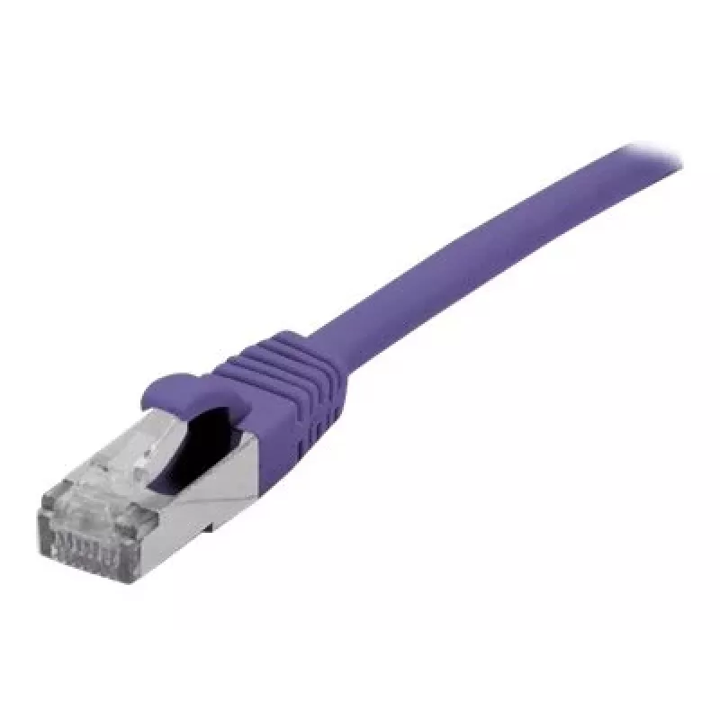 EXERTIS CONNECT Cat 6A S/FTP komutācijas kabelis, violets, 5 m 858520