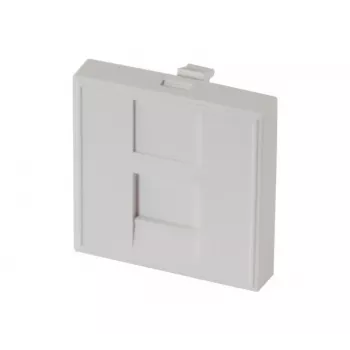 EXERTIS CONNECT Dexlan priekšpaneļa ieliktnis 45 x 45 mm 1 Keystone modulim, signālbalts RAL 9003 (911722)