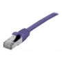 EXERTIS CONNECT Cat 6A S/FTP tīkla kabelis, 10m, violets, ar slaidu aizsargātu spraudni 858522