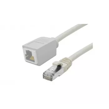 EXERTIS CONNECT Cat. 6A S/FTP tīkla pagarinātāja kabelis, 2 m, pelēks, bez halogēniem, ar fiksatora aizsardzību 858751