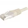 EXERTIS CONNECT 859500 Cat.6a F/UTP savienojuma kabelis, 0,15 m, pelēks, 10 Gbps, slim boot