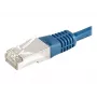 EXERTIS CONNECT Cat.6a F/UTP komutācijas kabelis, 1m, zils, 10 Gbps 859518