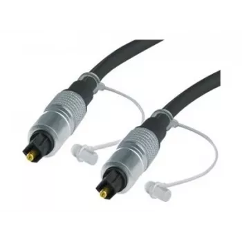 EXERTIS CONNECT Profesionālais digitālais optiskais audio kabelis, Toslink tēviņš uz Toslink tēviņš, 2,0 m, melns 987998