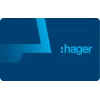 Hager RTH303X transpondera karte ODT 2.0 video touch displeja āra stacijai