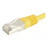EXERTIS CONNECT Cat.6a F/UTP komutācijas kabelis, dzeltens, 0,5 m, 10 Gbps 859562