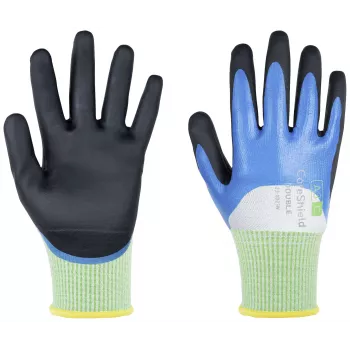 Honeywell CoreShield Double aizsargcimdi pret griešanu, 6. izmērs, pelēki/melni, 1 pāris 23-0D23W/06