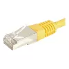 EXERTIS CONNECT Cat.6a F/UTP komutācijas kabelis, RJ45, dzeltens, 1,5 m, 10 Gbps 859564