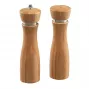 Kesper sāls un piparu dzirnaviņu komplekts, dabīgs koks, keramikas mehānisms, regulējams rupjš-smalka, 18 cm