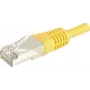 EXERTIS CONNECT 859572 Cat.6a F/UTP savienojuma kabelis, 25 m, dzeltens, 10 Gbps, Slim Boot