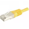 EXERTIS CONNECT 859572 Cat.6a F/UTP savienojuma kabelis, 25 m, dzeltens, 10 Gbps, Slim Boot