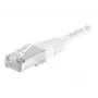 EXERTIS CONNECT Cat.6a F/UTP tīkla kabelis, 15 m, balts, 10 Gbps, ar slaidu aizsarguzmavu 859585