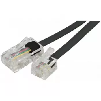 EXERTIS CONNECT telefona kabelis, melns, 5,0 m (EXC911737)