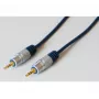EXERTIS CONNECT Professional Slimline audio kabelis, 3,5 mm stereo jack vīrišķais uz vīrišķo, 5,0 m, melns 987995