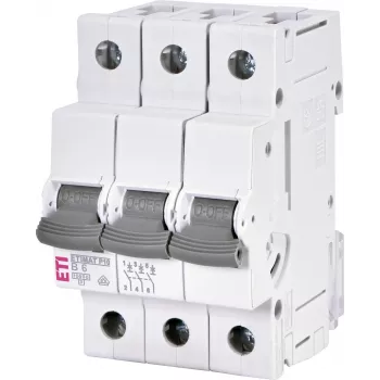 ETI 001901307 ETIMAT P10 3-polīga 6A B-raksturlīknes automātiskais slēdzis 415V 10kA