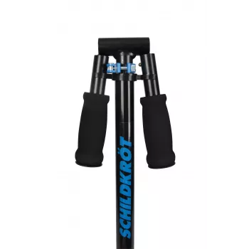 SCHILDKROT Junior skrejritenis City Scooter Runabout, zils, alumīnija platforma un stūre, 145 mm PU riteņi, 3 līmeņu augstuma regulēšana, salokāms 510303