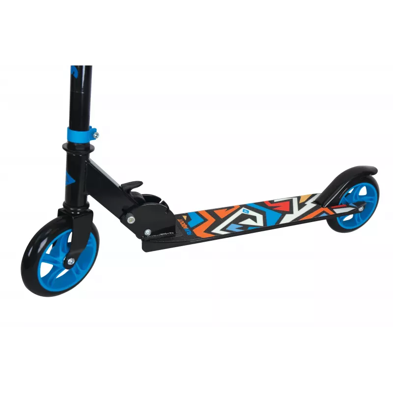 SCHILDKROT Junior skrejritenis City Scooter Runabout, zils, alumīnija platforma un stūre, 145 mm PU riteņi, 3 līmeņu augstuma regulēšana, salokāms 510303