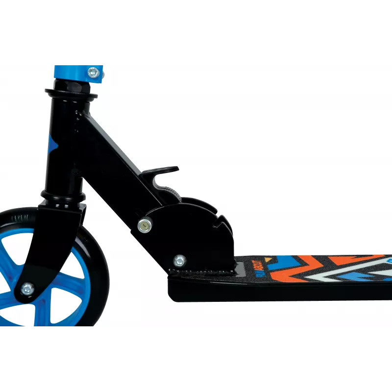 SCHILDKROT Junior skrejritenis City Scooter Runabout, zils, alumīnija platforma un stūre, 145 mm PU riteņi, 3 līmeņu augstuma regulēšana, salokāms 510303
