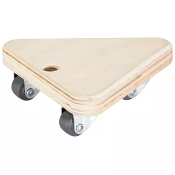 Wagner design yourself Transport Roller MM 1313 bērza 140 x 140 x 43 mm, 100 kg nestspēja, 4 grozāmie riteņi 20131301