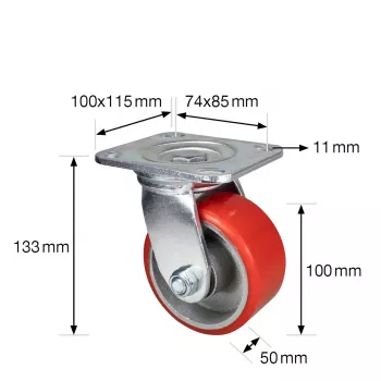Wagner design yourself smagslodzes grozāmais ritenis RO 0116 sarkans (4011601)