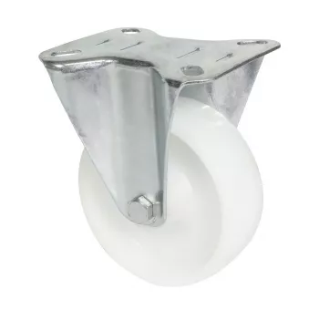 Wagner design yourself Transportgeraete-Bockrolle RO 8500 silber (4850001) fiksēts ritentiņš 80 mm 100 kg