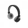 EXERTIS CONNECT Campus BE COLOR stereo austiņas ar 3,5 mm jack spraudni, melnas/pelēkas (059963)
