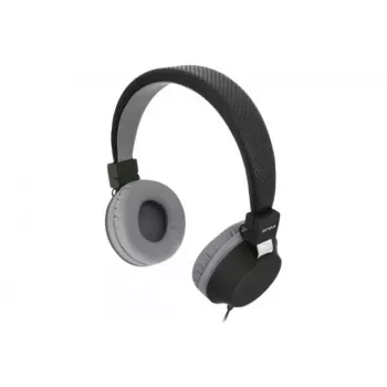 EXERTIS CONNECT Campus BE COLOR stereo austiņas ar 3,5 mm jack spraudni, melnas/pelēkas (059963)