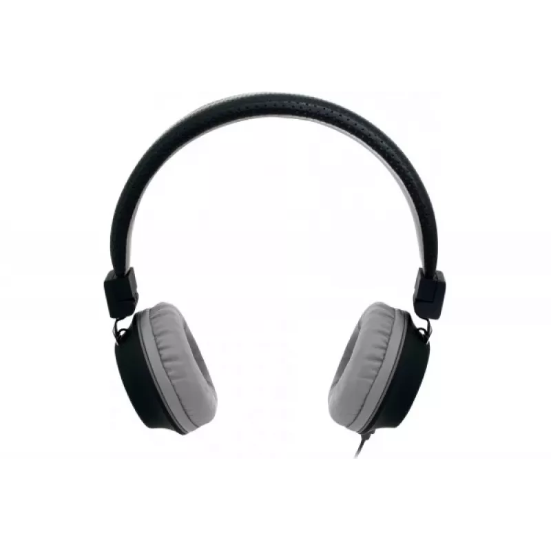 EXERTIS CONNECT Campus BE COLOR stereo austiņas ar 3,5 mm jack spraudni, melnas/pelēkas (059963)