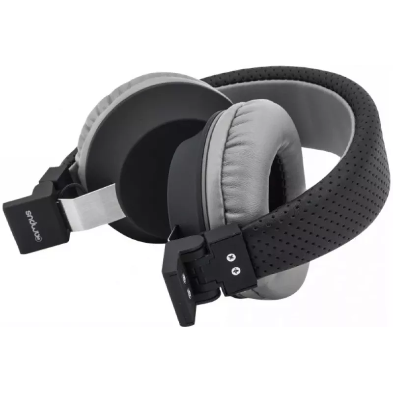 EXERTIS CONNECT Campus BE COLOR stereo austiņas ar 3,5 mm jack spraudni, melnas/pelēkas (059963)