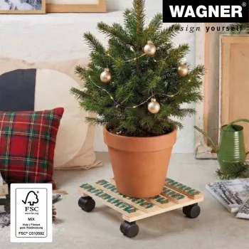 WAGNER design yourself augu ratiņi GH0653 kvadrātveida koka 29x8 cm 20065301