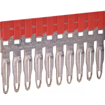ETI ESC-PTP4/10/R spraudņu tilts šķērssavienojumam, 10 polu, sarkans, 32 A, 800 V 003903030