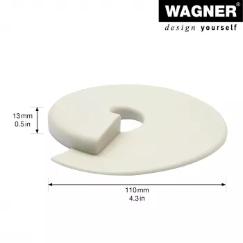 Wagner Design Yourself EH 6979 durvju atdurējs, plastmasa, balts, pašlīmējošs 15697901
