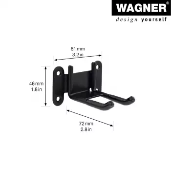 Wagner design yourself sienas kronšteins WH 2092 melns (15209201)