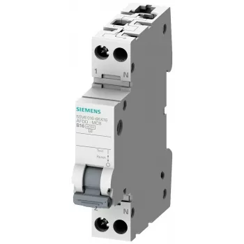 Siemens SENTRON 5SV6016-7GV16 AFDD/MCB 6kA C16 1P+N 1TE (12 gab. iepakojums)