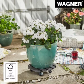 WAGNER design yourself augu ritenītis GH0527, plastmasa, Ø 29 cm, balts, apaļš, 1 gab. (20052701)