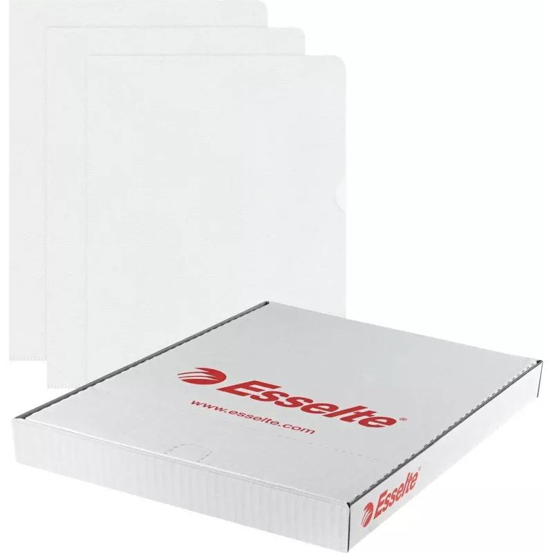 LEITZ Esselte Standard Plus caurumotās kabatas A4, 100 gab., caurspīdīgas, polipropilēns 56218