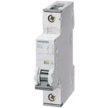 Siemens SENTRON 5SY4101-6 automātiskais slēdzis 1 A, 1 pols, B raksturlīkne, 6 kA, 230/400 V AC