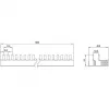 SIEMENS 5ST37730 Kontaktspraudņu kopne 10mm² 3P+N 1000mm