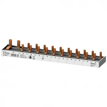 SIEMENS 5ST37840 kontaktu kopne 16mm², 1x RCD 1P+N + 10x kompaktierīces, 12 TE