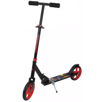 SCHILDKROT City Scooter Road Catcher Graffiti skrejritenis ar alumīnija platformu, 200 mm PU riteņiem, salokāms, 3 pakāpju augstuma regulēšana 510203