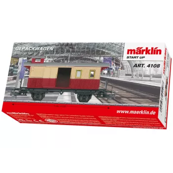 Märklin 4108 H0 2. klases pasažieru vagons ar priekšautu DB III-IV ēra