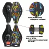 SCHILDKROT Waveboard Good Vibes Graffiti liels plastmasas dēlis ar neslīdošu struktūru 510801