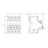 Siemens 5SY66166 automātiskais slēdzis 3P+N B16 16A 6kA 230/400V AC