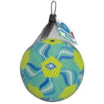 SCHILDKROT neoprēna mini pludmales futbola bumba, 2. izmērs, ar mīkstu tekstila virsmu, izturīga pret sālsūdeni, 1 gab. (970344)