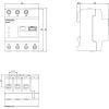 Siemens 7KT1260 digitālais laika slēdzis, 1 kanāls, dienas/nedēļas programma, DIN sliedei, 230 V AC