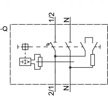 Siemens 5SV16166KK16 RCBO, 1P+N, 16 A, 30 mA, A tipa, C raksturlīkne, 6 kA